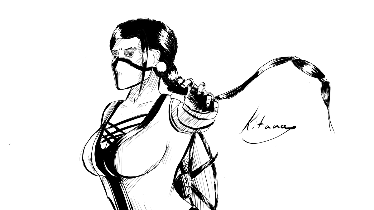 Geplowe's tweet photo. Kitana from Mortal Kombat https://t.co/a91a9skQDA