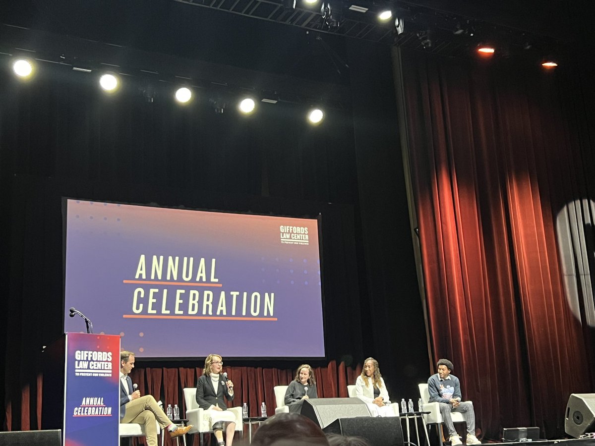 Glad to be supporting our Rock the Ride beneficiary <a href="/GIFFORDS_org/">GIFFORDS</a> tonight in SF at their annual celebration. Gabby Giffords says is best - we do this work to save lives. We’re proud to join you in this fight. #endgunviolence