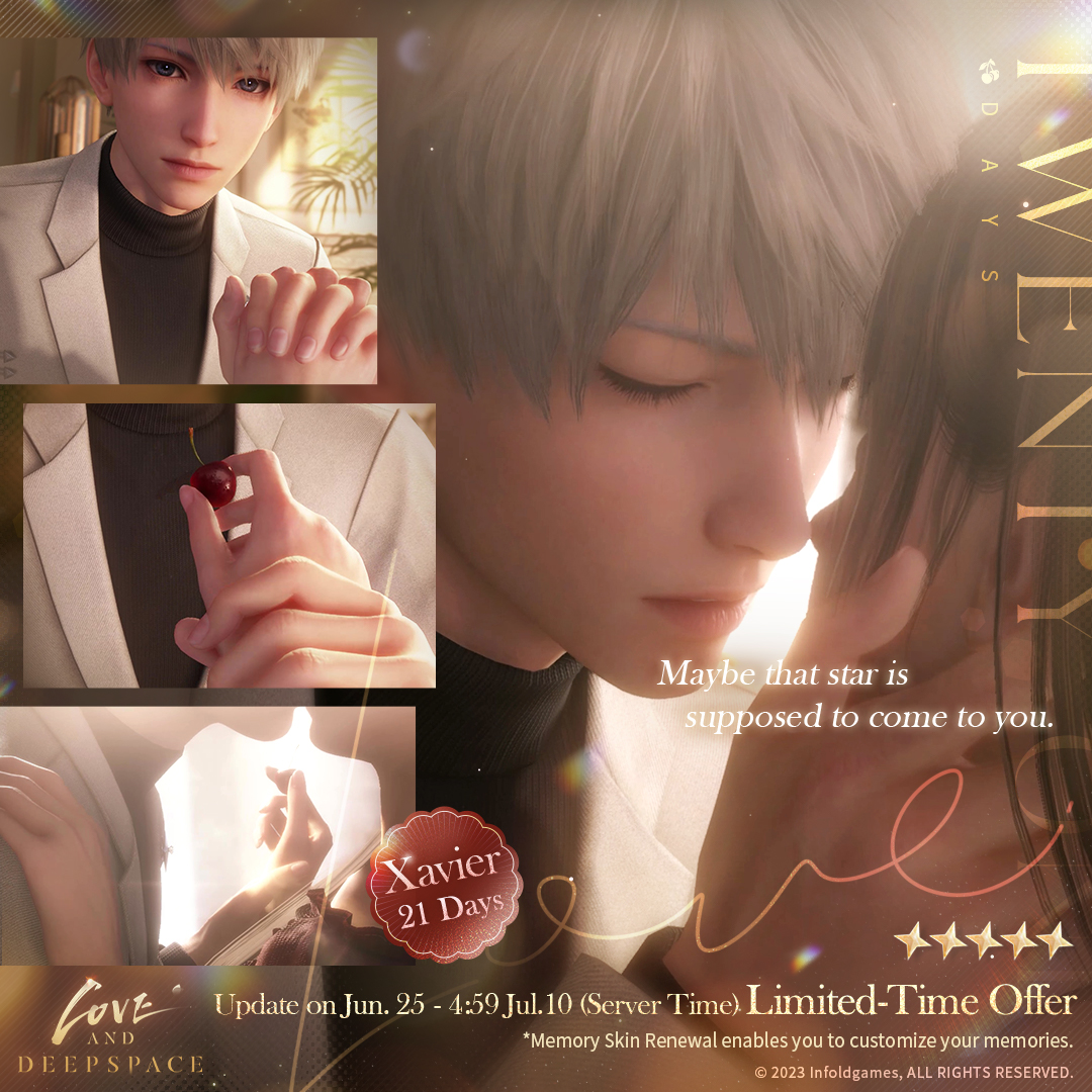 Love and Deepspace | 21 Days New 5-Star Interactive Memory [Xavier