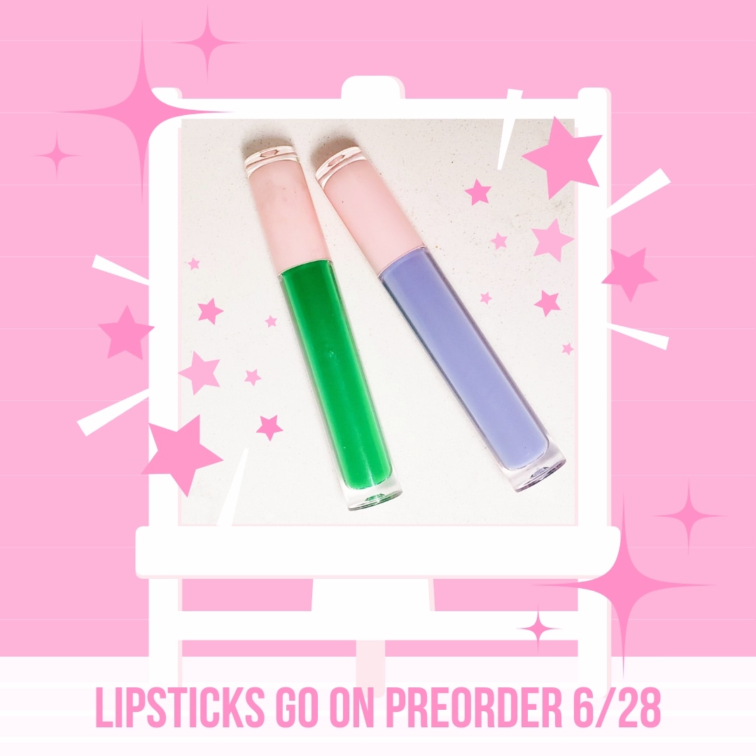 cookiestraw's tweet photo. 🌟 Exciting news! 🌟

My two new lipstick shades are going on preorder 6/28! 

Introducing "Bizarre Green" - perfect for Jolyne or Dio cosplayers, and "Jockey Blue" - a must-have for Johnny cosplayers. https://t.co/rHT9ww25xm