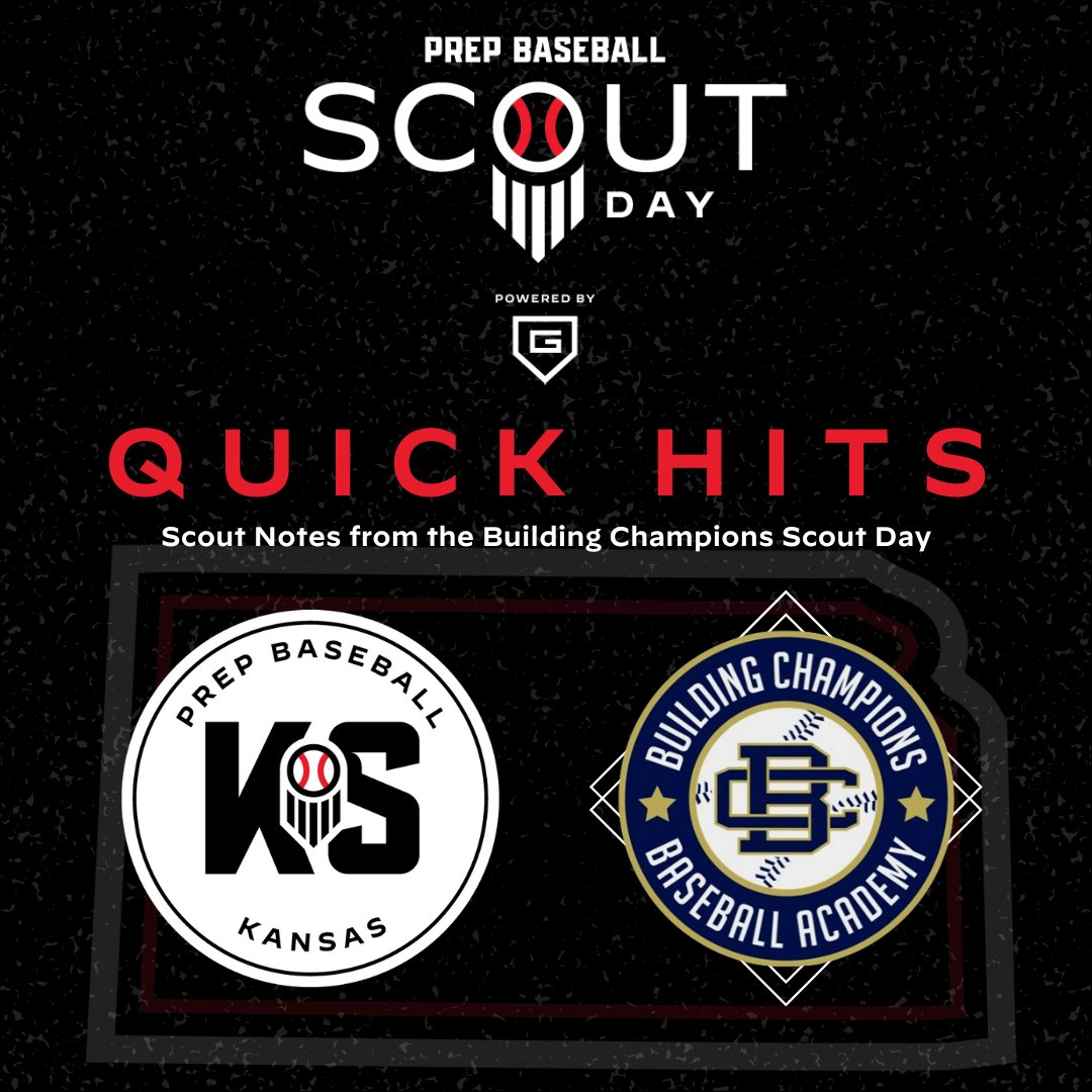 𝘽𝙪𝙞𝙡𝙙𝙞𝙣𝙜 𝘾𝙝𝙖𝙢𝙥𝙞𝙤𝙣𝙨 𝙎𝙘𝙤𝙪𝙩 𝘿𝙖𝙮: 𝙌𝙪𝙞𝙘𝙠 𝙃𝙞𝙩𝙨

+ Takeaways from the <a href="/BCbaseballtoday/">Building Champions</a> Scout Day, held June 3rd in Prairie Village. 

+ Scout notes on 20+ standouts, found here. 👇

📝: loom.ly/QqMJ8-A