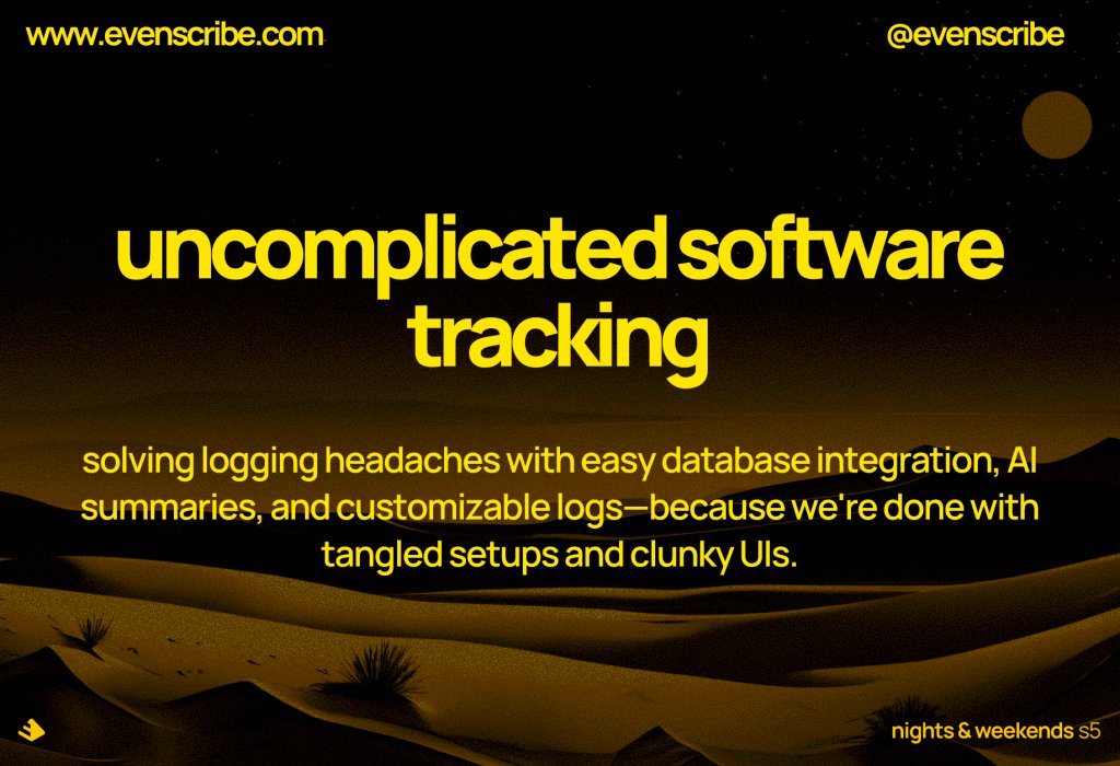 rux_00_'s tweet image. here is what I am building this season n&amp;amp;w s5.  effortlessly track your software ft.

@evenscribe
cc:
@_buildspace

@_nightsweekends