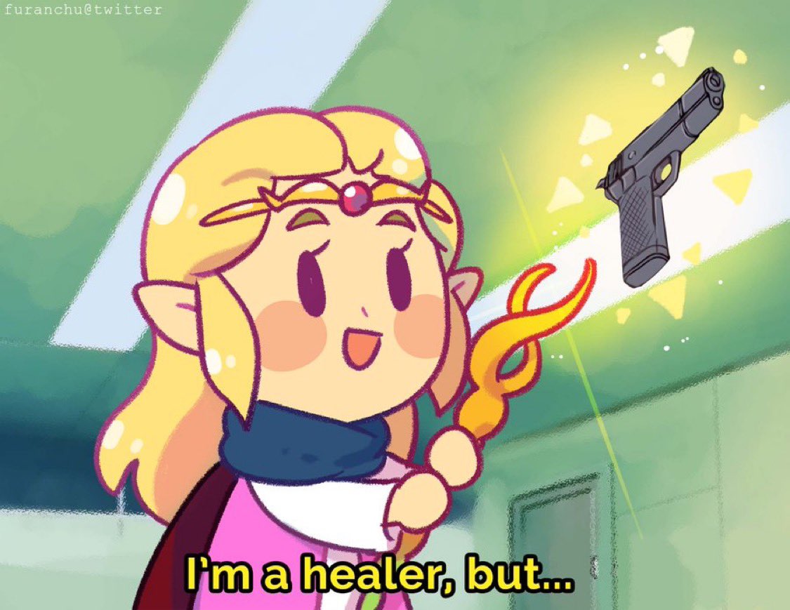 AaronLempert's tweet photo. Your chances of getting killed by a Zelda are always low but never zero https://t.co/BTl29gTwti