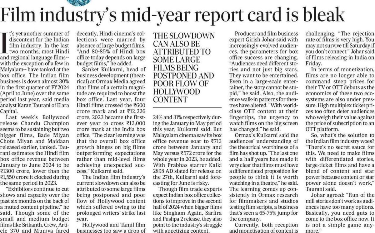 Film industry’s content and content monetization challenges are real