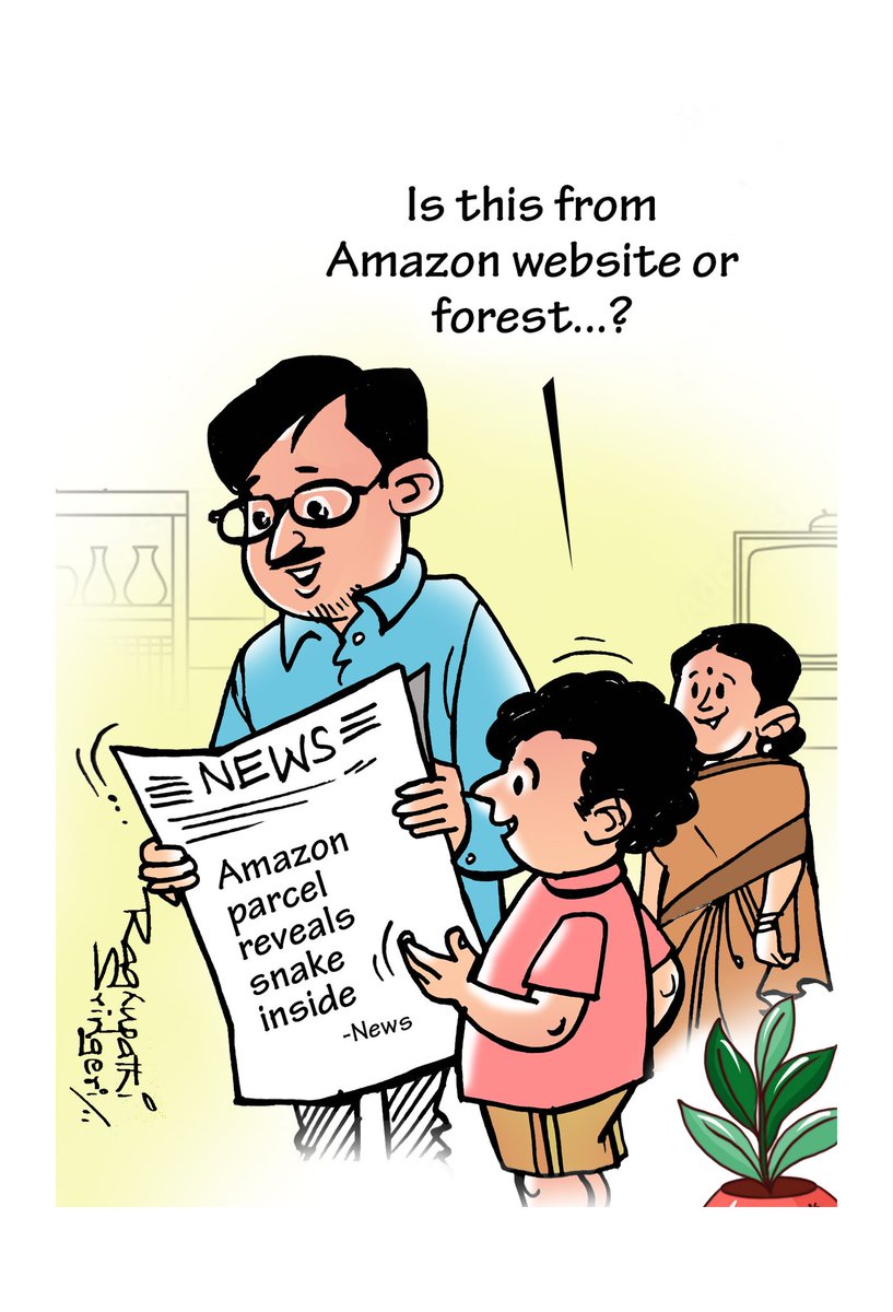 Raghu_Sringeri's tweet image. #amazonparcel #parcel #snake