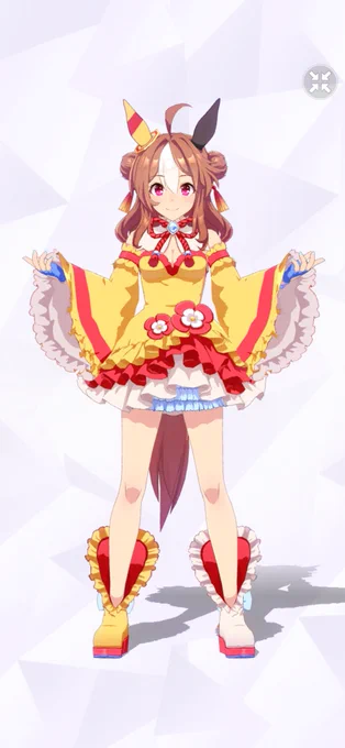 リッキー勝負服確認しやすいポーズしてて助かる 