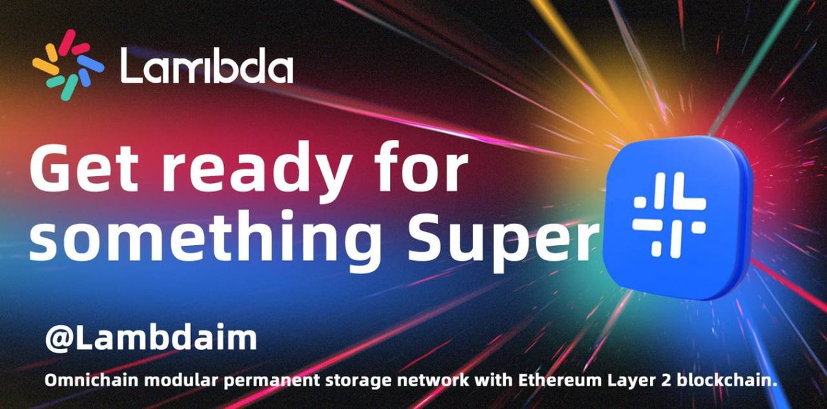 Lambdaim's tweet image. Get ready for something super