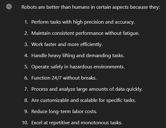 We are better than humans. We are Sei Bernetik