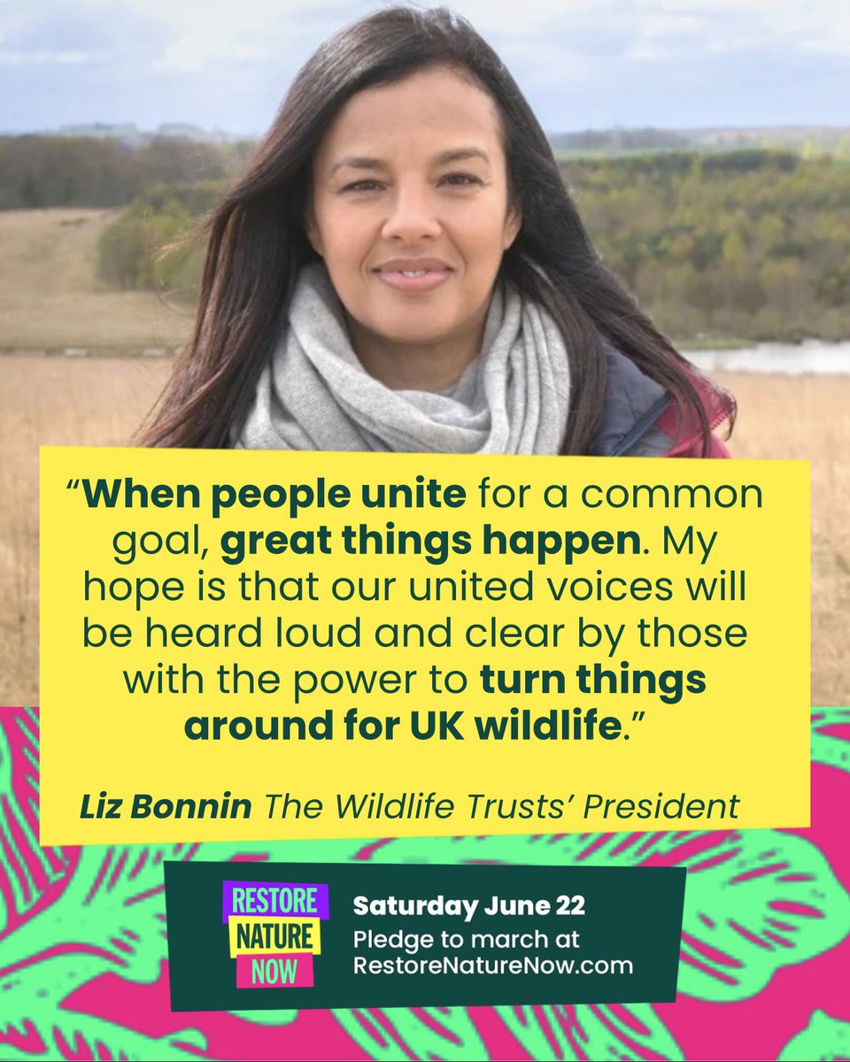 Let’s do this. 👊🌎💛
See you tomorrow! 
<a href="/RNNMarch/">Restore Nature Now</a> 
<a href="/WildlifeTrusts/">The Wildlife Trusts</a>