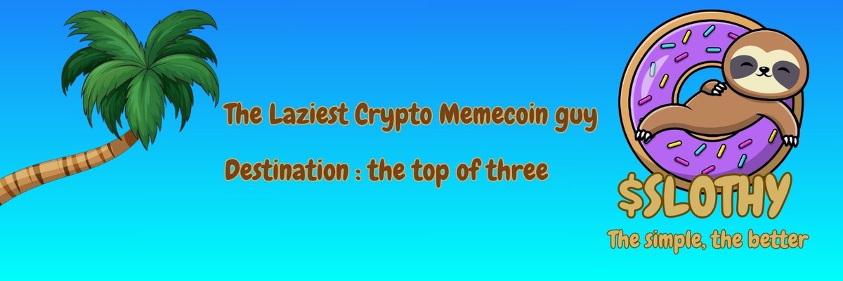 memeholdr's tweet photo. @Ralvero Slow and $SLOTHY wins the race 🦥🤝
Join now 🤞🏻
#memecoin #vrypto #raydium https://t.co/6HiFhJZFfb