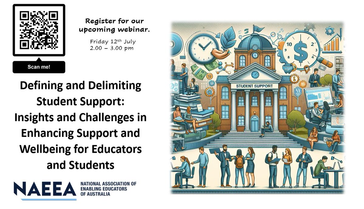UniSQ College (@collegeusq) on Twitter photo What is the true meaning of 'student support'?
Join @KieranBalloo, Susan Hopkins and other #enabling #education practitioners at the upcoming webinar, brought to you by NAEEA’s Mental Health and Wellbeing Special Interest Group to unpack the term.
<a href="/SofHC_USQ/">UniSQ School of Humanities and Communication</a> <a href="/UniSQ_GRS/">UniSQ Graduate Research School</a> What is the true meaning of 'student support'?
Join @KieranBalloo, Susan Hopkins and other #enabling #education practitioners at the upcoming webinar, brought to you by NAEEA’s Mental Health and Wellbeing Special Interest Group to unpack the term.
<a href="/SofHC_USQ/">UniSQ School of Humanities and Communication</a> <a href="/UniSQ_GRS/">UniSQ Graduate Research School</a>