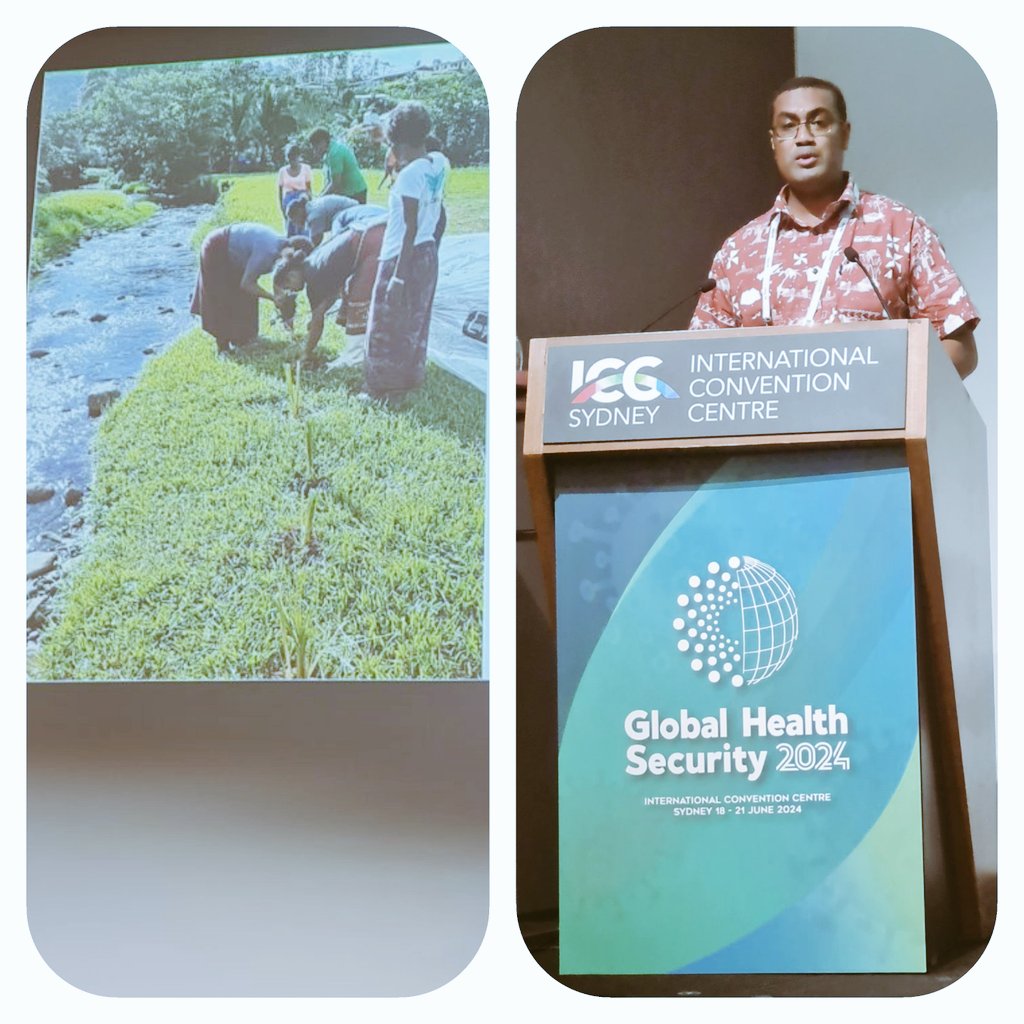 Fiji Institute of Pacific Health Research (@healthfiji) on Twitter photo #HappeningNow #FIPHR's #ProjectLead for <a href="/wishfiji/">WISH Fiji</a> presents on #Innovative #cross-sectoral #localGovt #engagement for #Impactful #WatershedInterventions in 🇫🇯 #Communities <a href="/GHS_conf/">Global Health Security 2024 (18 June - 21 June)</a>
Grateful to <a href="/dfat/">Department of Foreign Affairs and Trade 🇦🇺</a> <a href="/JoelNegin/">Joel Negin</a> <a href="/Sydney_Uni/">University of Sydney</a> & #partners
#ImpactfulResearch <a href="/DonaldWilsonFJ/">Donald Wilson</a> #HappeningNow #FIPHR's #ProjectLead for <a href="/wishfiji/">WISH Fiji</a> presents on #Innovative #cross-sectoral #localGovt #engagement for #Impactful #WatershedInterventions in 🇫🇯 #Communities <a href="/GHS_conf/">Global Health Security 2024 (18 June - 21 June)</a>
Grateful to <a href="/dfat/">Department of Foreign Affairs and Trade 🇦🇺</a> <a href="/JoelNegin/">Joel Negin</a> <a href="/Sydney_Uni/">University of Sydney</a> & #partners
#ImpactfulResearch <a href="/DonaldWilsonFJ/">Donald Wilson</a>