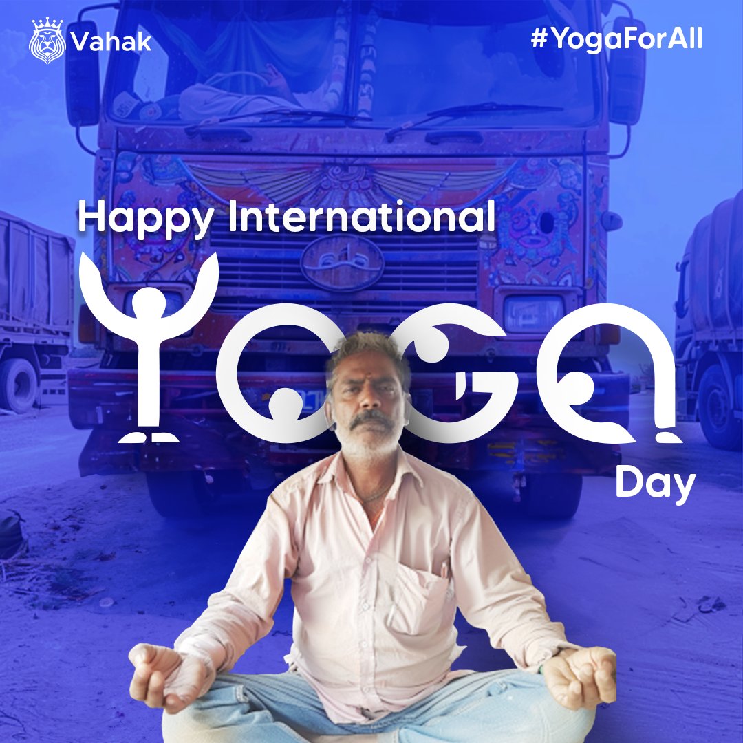 On this Yoga Day, let's celebrate the harmony of mind, body, and spirit. Vahak wishes all our users a peaceful and healthy journey. Happy International Yoga Day! 

#YogaForWellness #HealthyLiving #VahakCares #YogaDay2024 #StayFit #PeaceAndHarmony