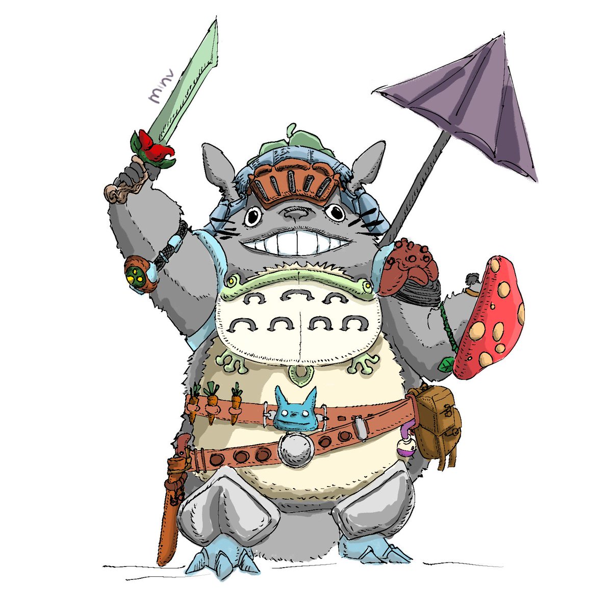 Minkusu3's tweet image. #ghibli
#studioghibli
#totoro
#fanart