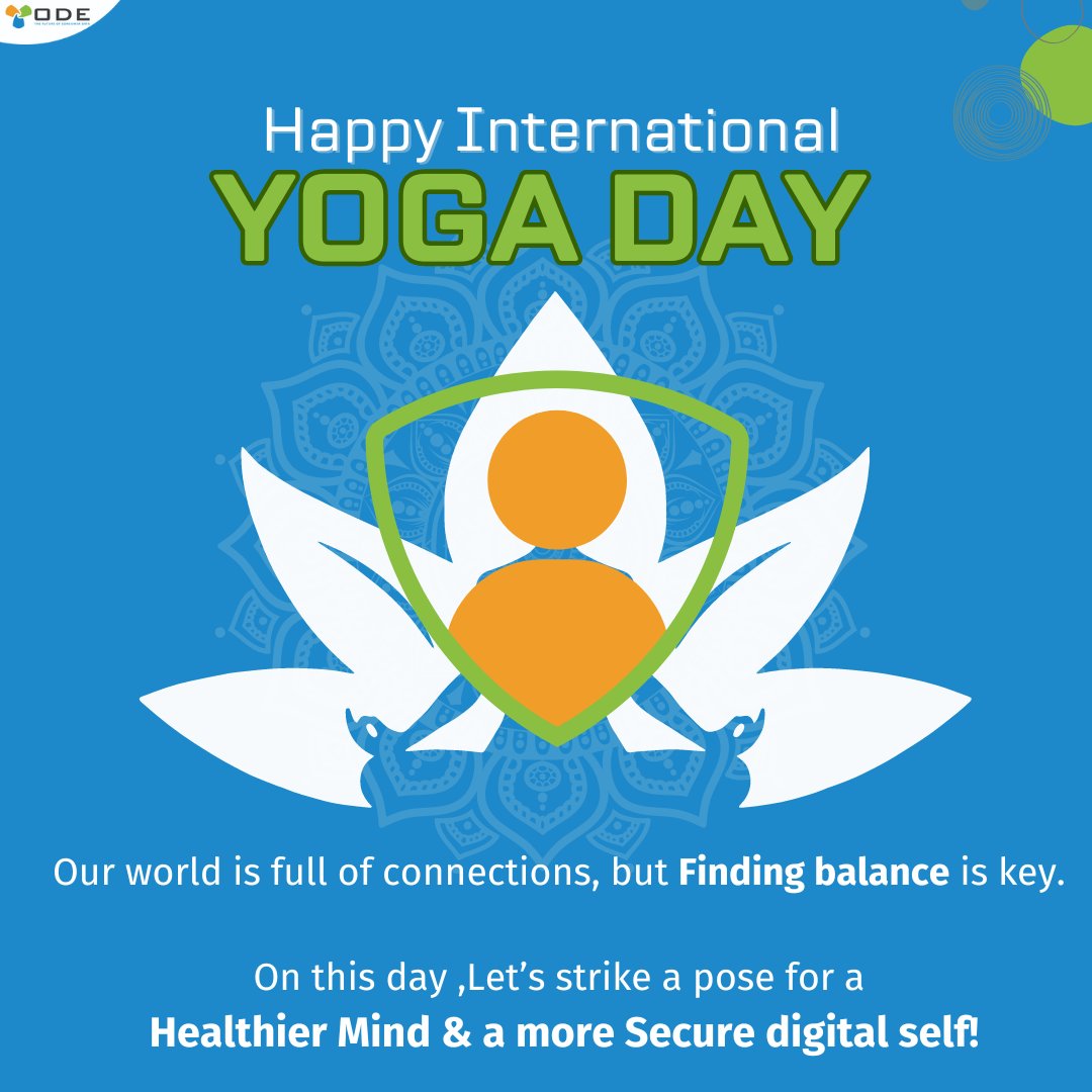 OpenDataEconomy's tweet image. Find your center 🧘‍♀, secure your digital self! 

Happy International Yoga Day!✨🧘‍♀
On this day , let&apos;s commit to both! 🔗😉

#internationalyogaday #internationalyogaday2024 #yogainspiration #digitalworld #findingbalance #healthymind #odeholdings #odeinfinity #datasecurity