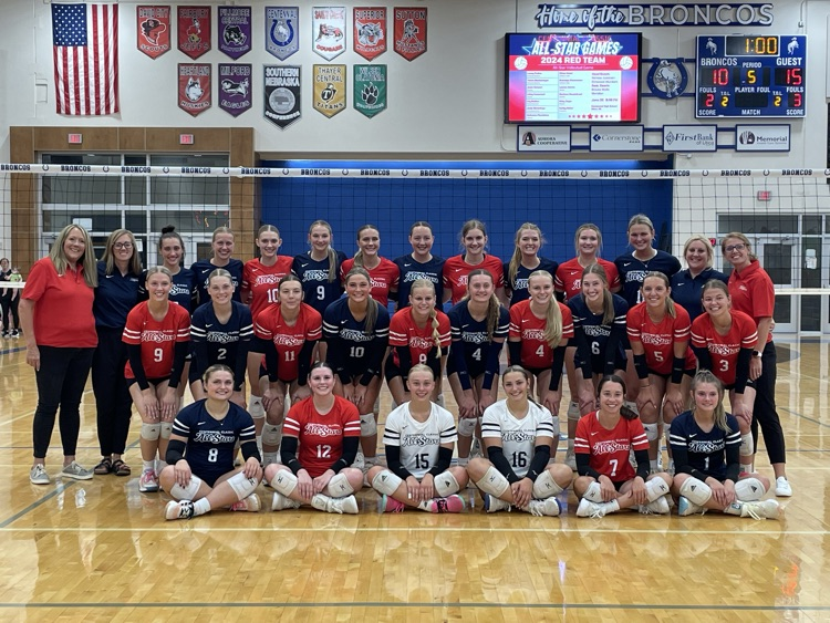 cpsbroncos's tweet photo. Great night of volleyball watching these All-Star athletes play in the second annual Centennial Classic All-Star Volleyball Game! Thanks to the athletes, coaches, officials, workers, & fans for a great night of volleyball! So fun to watch you all compete & great game! #ccallstars https://t.co/3Z1xoPvrlw
