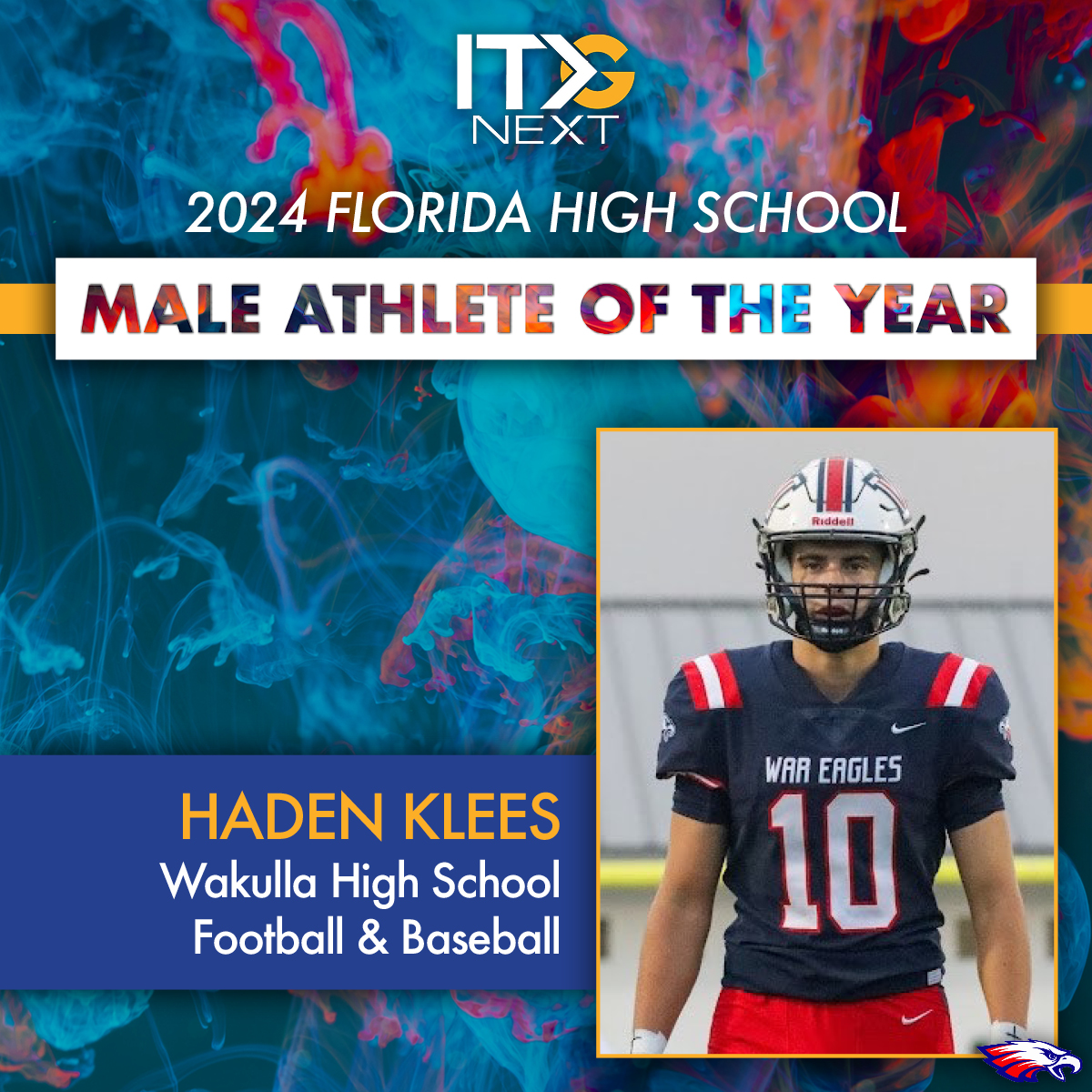 After a stellar senior season on both the gridiron and diamond, Wakulla High School two-sport standout Haden Klees has been voted the ITG Next Florida 2024 Male Athlete of the Year.
<a href="/WakullaFootball/">WakullaFootball</a> 
Click the link to read more🔗
itgnext.com/haden-klees-na…