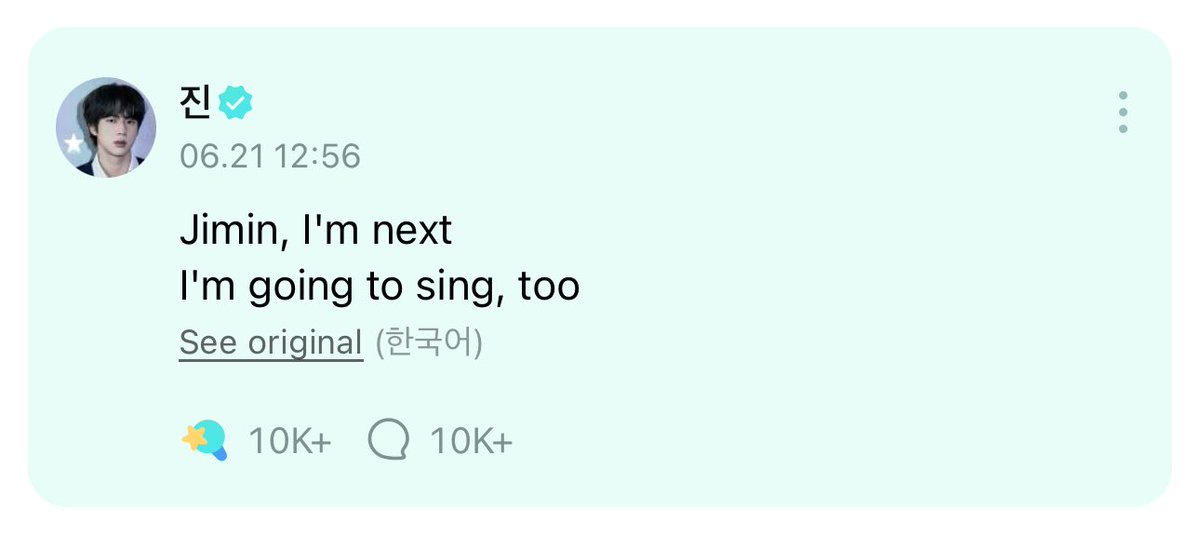 seokjinfile's tweet photo. JIN ON WEVERSE OMG https://t.co/XqjYoxxPJy