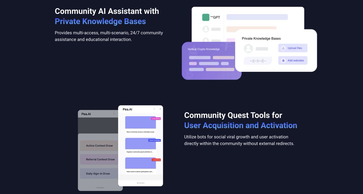 Footprint_Data's tweet photo. 🚀 Big Update! 👏
Introducing our User Growth & Loyalty Solution Powered by AI - a game-changer for long-term Web3 growth! 📈📊

Say goodbye to:
🚫 Ineffective Campaigns
🚫 Siloed and Redundant Data
🚫 Struggle for Long-Term Growth

We're bringing:
✅ Data-Driven Growth Tools: Provide developer GPT, community AI Assistant, social viral community quest bot to bring in millions of Web2 real users.
✅ System Integration: Create a closed-loop with traffic, growth, analysis, and actions, eliminating data silos for seamless data flow.
✅ User Points and Rewards System: Enable user scoring, profiling and segmentation to incentivize contributions, reward loyal users, invite like-minded friends, and expand your community.

Learn more👇
https://t.co/p8shiY9HmE