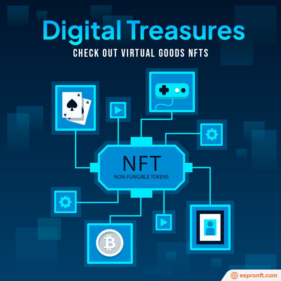 EsproNft's tweet image. Our virtual goods category is rich with a large collection of #digitalarts. Grab your digital treasure from #ESPRO #NFTmarketplace.