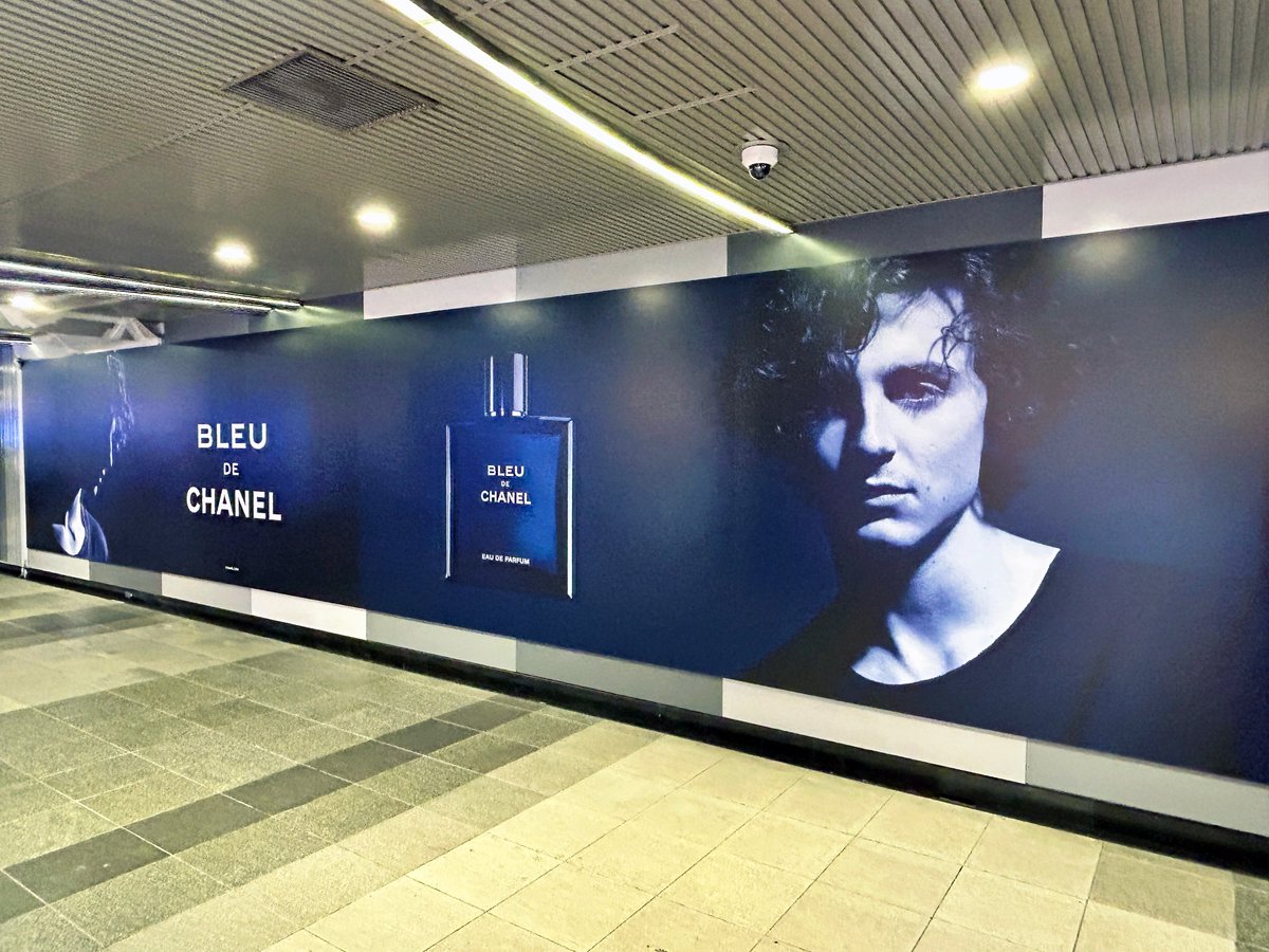 俳優のティモシー・シャラメさんを起用した香水「BLEU DE CHANEL」の