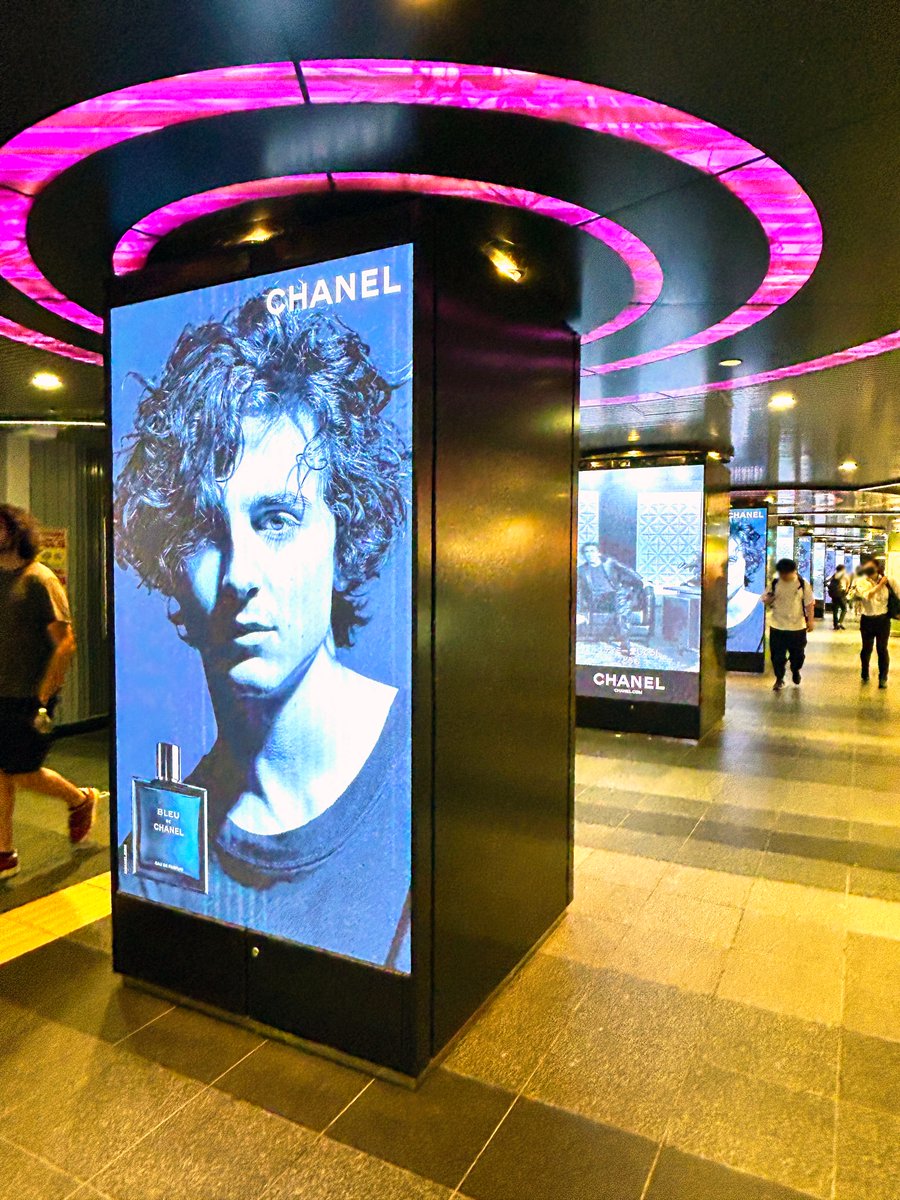 俳優のティモシー・シャラメさんを起用した香水「BLEU DE CHANEL」の