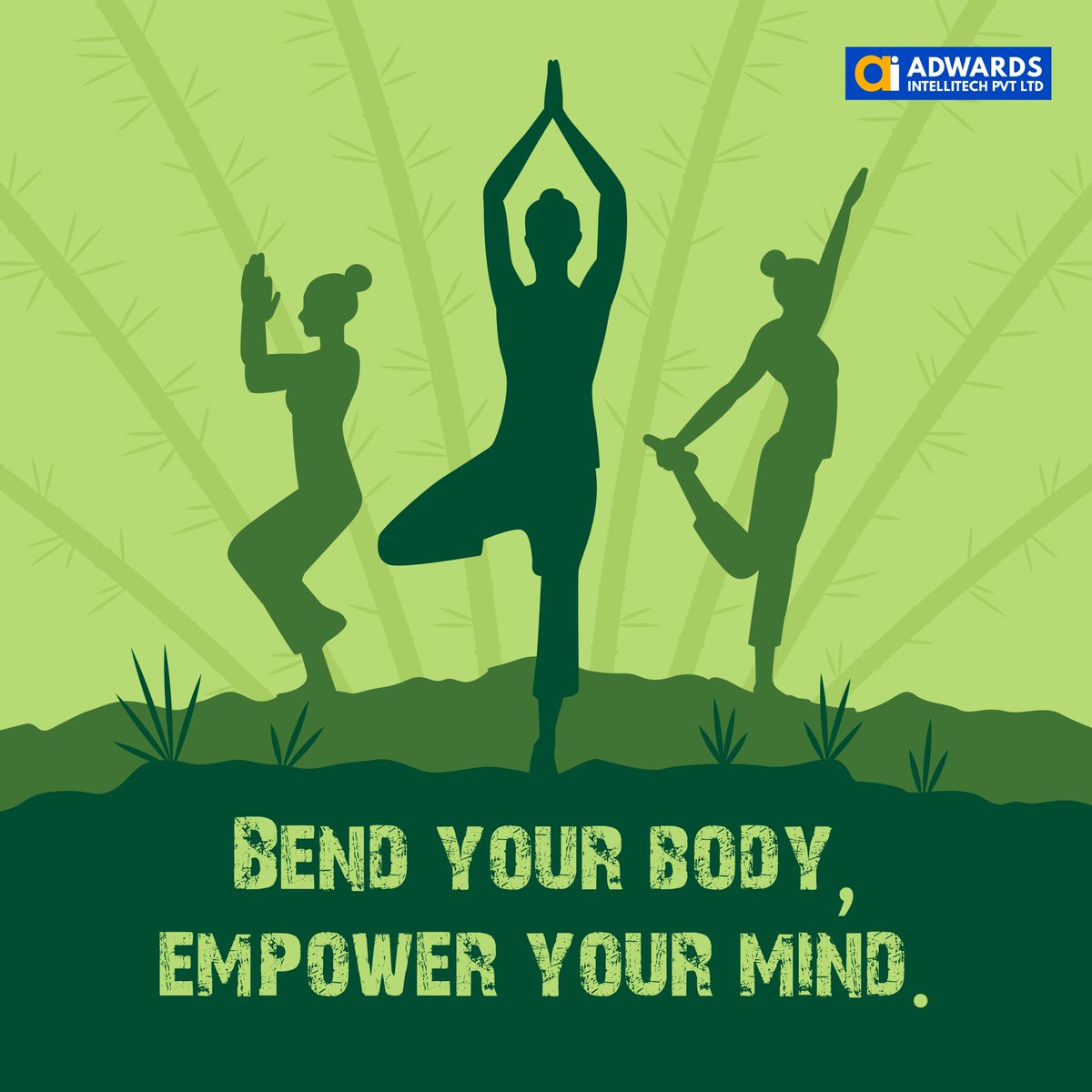 adwards_in's tweet photo. Yoga unites body, mind, and soul, promoting well-being and youthfulness. It's a journey of self-acceptance and progress. Celebrate women's empowerment and your Yoga journey on this special day! Inhale the future, exhale the past.
#WomenEmpowerment #CulturalHeritage #Adwards https://t.co/IQhfH2H5Ca
