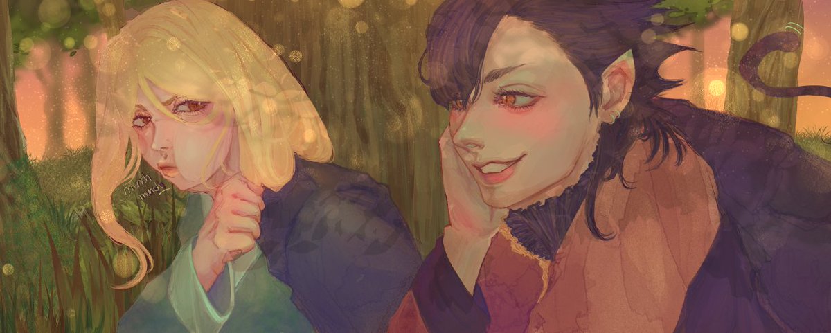 macchizume's tweet photo. HIHI here's my artwork for @peachybuckys 's fic!! I had the pleasure of working together for the @KurookenBigBang  along with @miuri_miu 🐈💖  check out her piece too!! I'll post the links below 🐈‍⬛🐾 https://t.co/NE3NpwgUxj