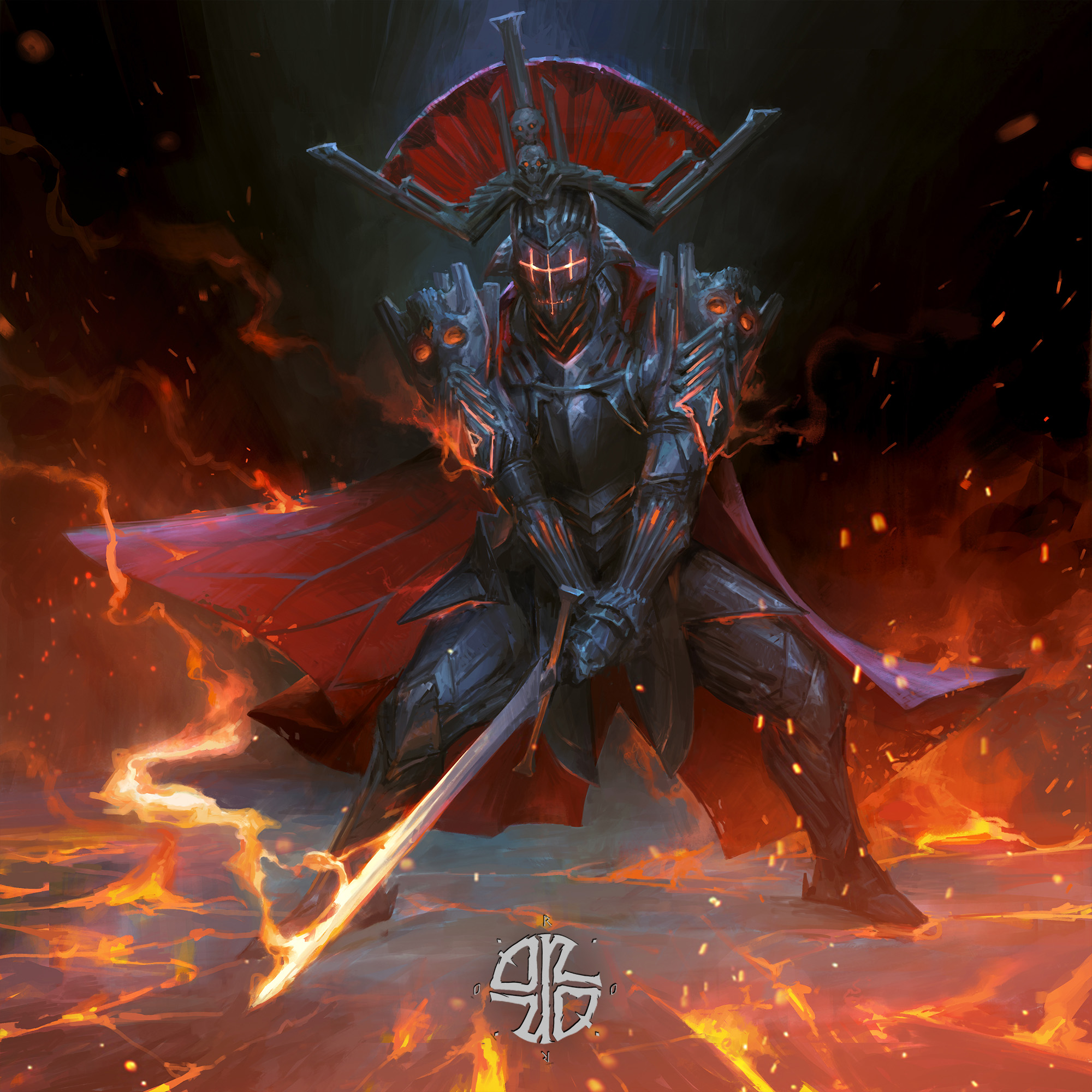 Demon Knight Drawing ArtStation [SPEED PAINTING] Demon Knight