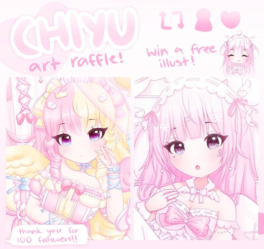 thank you for 100 followers!! ♡ illust art raffle!!

⊹ rules:
♡ like + rt
♡ follow me
♡ comment your oc! ( optional ) 

ends: july 4th 🤍