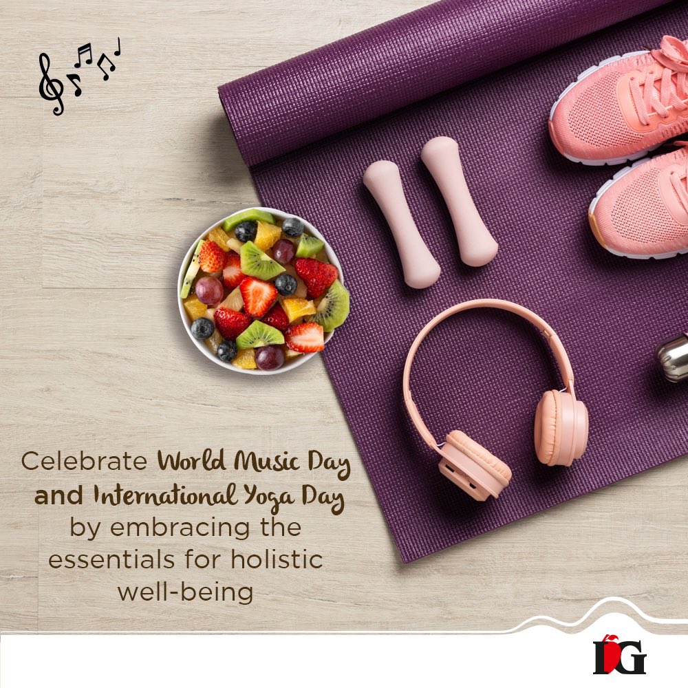 Unlock the secret to a vibrant life: music, fruits, and yoga. 
#musicday #music #musiclover #yoga #yogaasanas #yogaaddict #fitness #fitnessmotivation #fitnesslifestyle #fitnessgoals #musiclife #musictherapy #eatfresh #freshfruits #healthyliving #healthylifestyle #igfruits