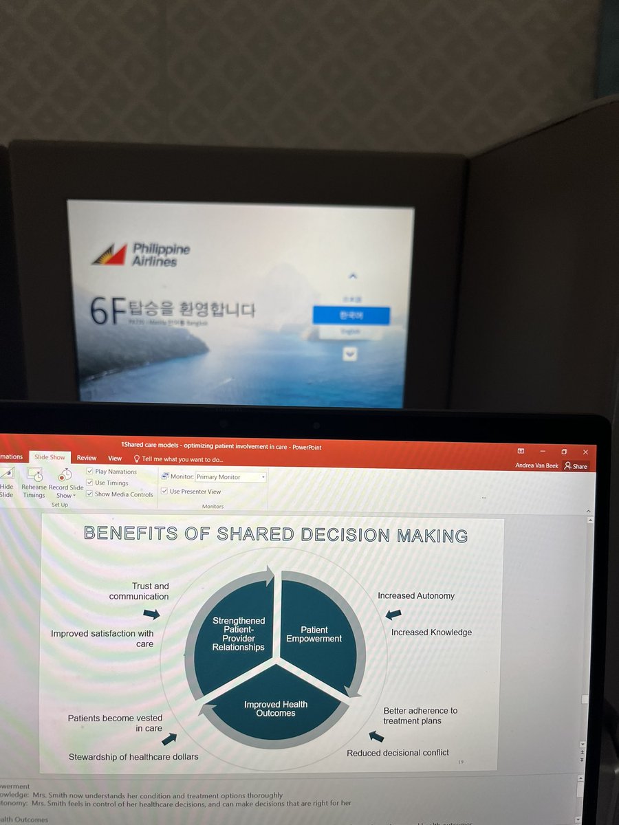 30 hours of travel and counting: just touched down in Bangkok! Can’t wait to see you all at #ISTH2024 and share a few nuggets of information about #shareddecisionmaking with you on Sunday afternoon at 1630 in Room 211 A-D. Hope to see you there! 🩸 🇹🇭