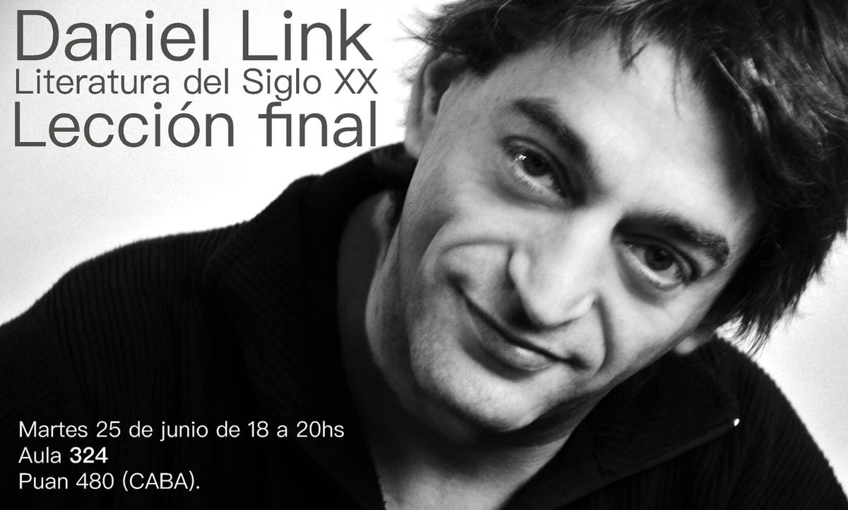 Emocionante! Daniel Link da su última lección.