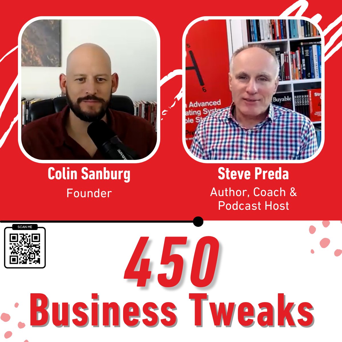 StevePredaCom's tweet image. Elevate Your Business! 🚀
Listen to Colin Sanburg, Founder of FinElevate, for insights on overcoming financial hurdles and optimizing growth. 
Tune in now! bit.ly/3Ry0duO
#BusinessSuccess #FinancialOptimization #Entrepreneurship