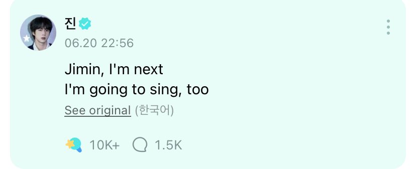 pjmIesviu's tweet photo. SE IMAGINAN QUE HAGAMOS TENDENCIA ESTO 👇👀😅

JIN IS COMING
JIN JIN JIN
KSJ1 IS COMING
JIN IS NEXT https://t.co/b69KOMyLcU