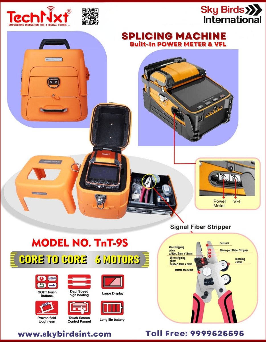 internatio35522's tweet image. SPLICING MACHINE TnT-9S (TECHNXT)
Available In Best Price 
Contact Us - 8860059933    
.
.
.
#splicingmachine
#cabletv
#products
#skybird