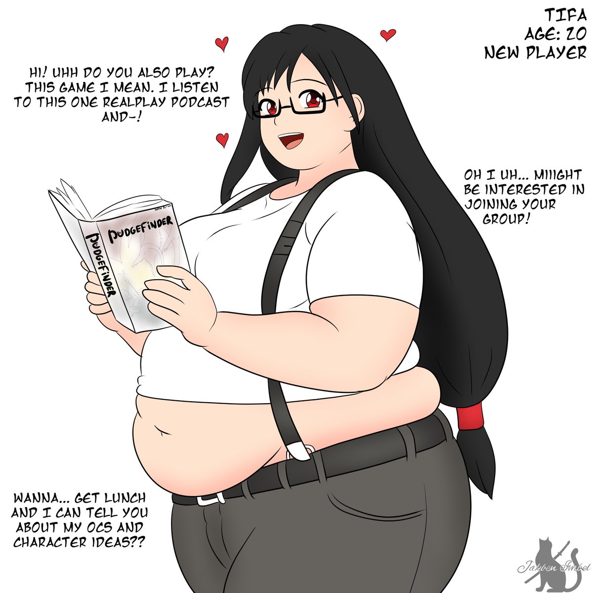 Jakben_Imbel's tweet photo. Okay but, what if, Tifa, was a tubby geek that becomes a tubby geek mommy https://t.co/5SeruGbkcF
