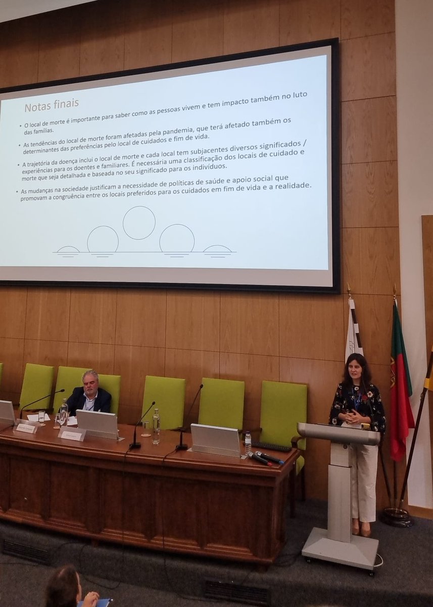 EOLinPLACE's tweet photo. Yesterday, @SilviaLopes30 shared her insights on #dying #places with #EOLinPLACE research and discussed how they can affect #bereaved relatives https://t.co/rq6LvWJGyg
