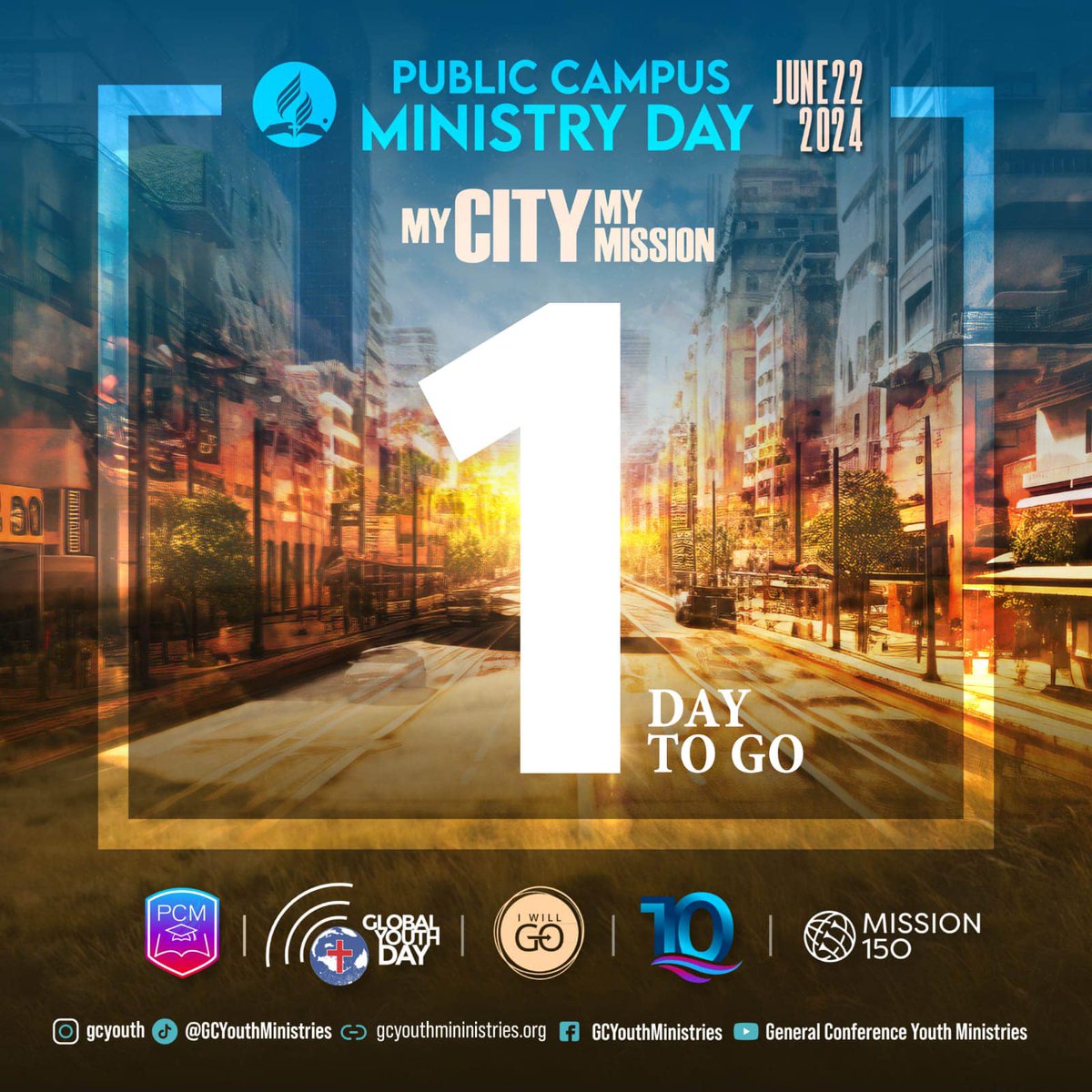 PHEC_PCM's tweet photo. One day to go…

#Mission #PCM #Youth #YoungAdults #ambassadors #Senioryouth #students #iwillgo #FollowJesus #embraceHisMission #ChangeTheWorld #Leadership #Anniversary #10thAnniversary #Mission150 #Discipleship #Fellowship #LocalChurch https://t.co/YlqiRk5ubA