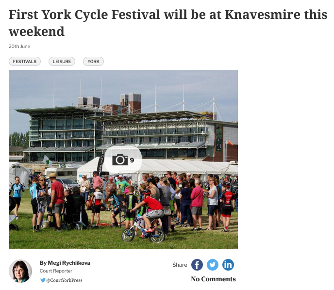 York Cycle Rally & Festival tweet media