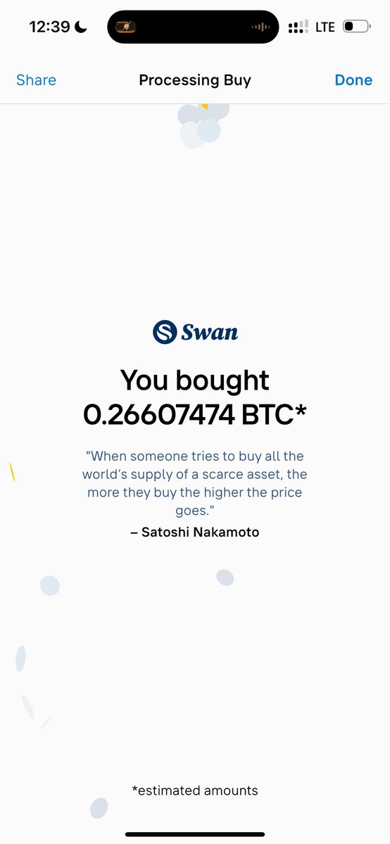 Bought more Bitcoin at $63,997 

I’m gonna keep swapping my dollars for Bitcoin it’s a easy choice 💪