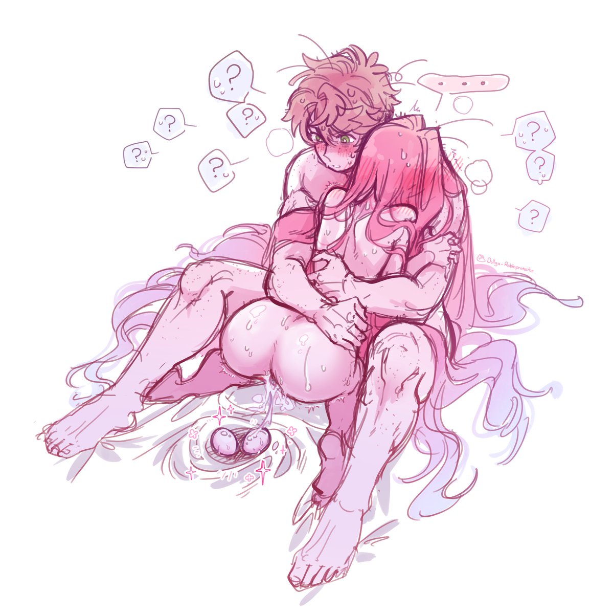 DoLLyaDayo's tweet photo. I'm still thinking about that scene when Lya laid two eggs in Robin's bed with him witnessing the whole process (In horror).
It's a shame that only female PCs can lay eggs, I wanna see my male PCs pushing out some eggs too :( 
#Degreesoflewdity #DoL https://t.co/RiNAGAOPjN