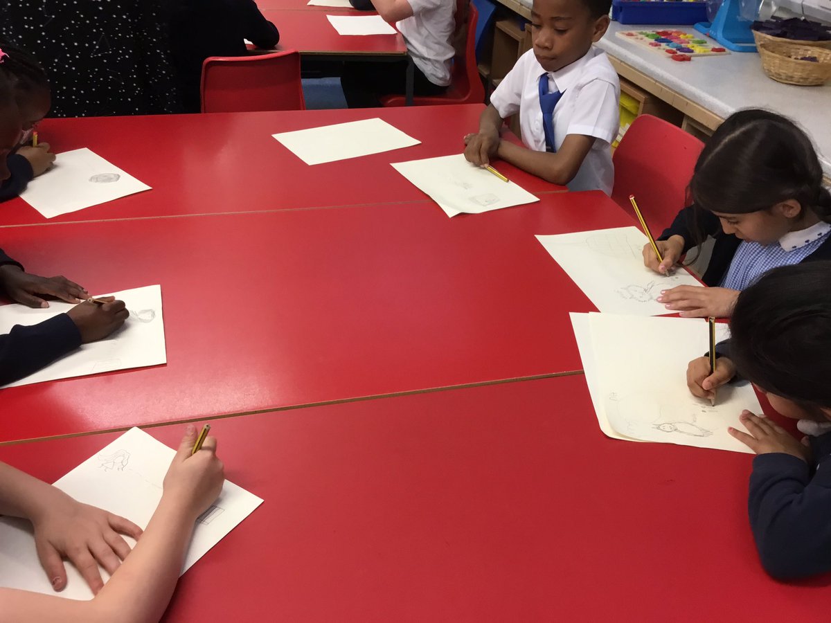 StmThinkers's tweet photo. There is a wolf on the loose in St.Michael’s! We have been planning our traps by acting it out and drawing. #STMEnglish https://t.co/0NwcQmzuKG