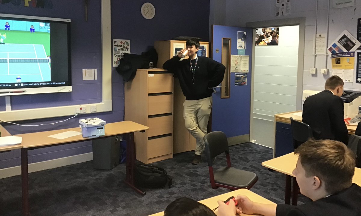 St Andrew’s Secondary CompSci (@standrewscompsc) on Twitter photo Everyone showing off their skills in Retro Gaming during Activities day🎮🖥️🕹️
Even Mr Jones😅
#activitiesday <a href="/StAndrewsRCSec/">St Andrew's Secondary School</a> Everyone showing off their skills in Retro Gaming during Activities day🎮🖥️🕹️
Even Mr Jones😅
#activitiesday <a href="/StAndrewsRCSec/">St Andrew's Secondary School</a>