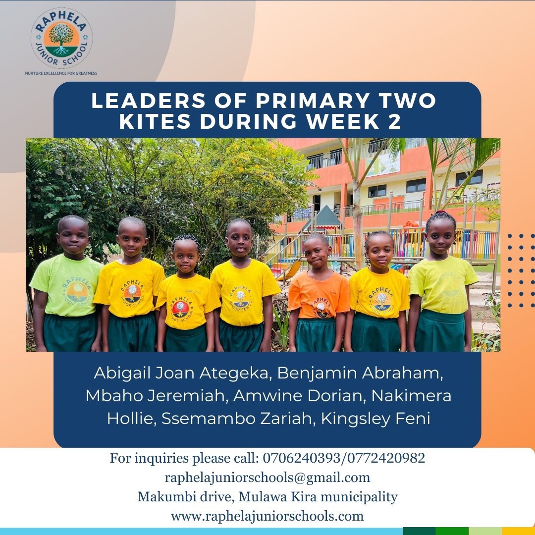 RaphelaSchools's tweet photo. At Raphela, we believe every child is a leader, and we are dedicated to nurturing their potential!

#RaphelaJuniorSchool #FutureLeaders #PrimaryTwo #LeadershipInAction #LeaderInMe https://t.co/ndFdXTA3At
