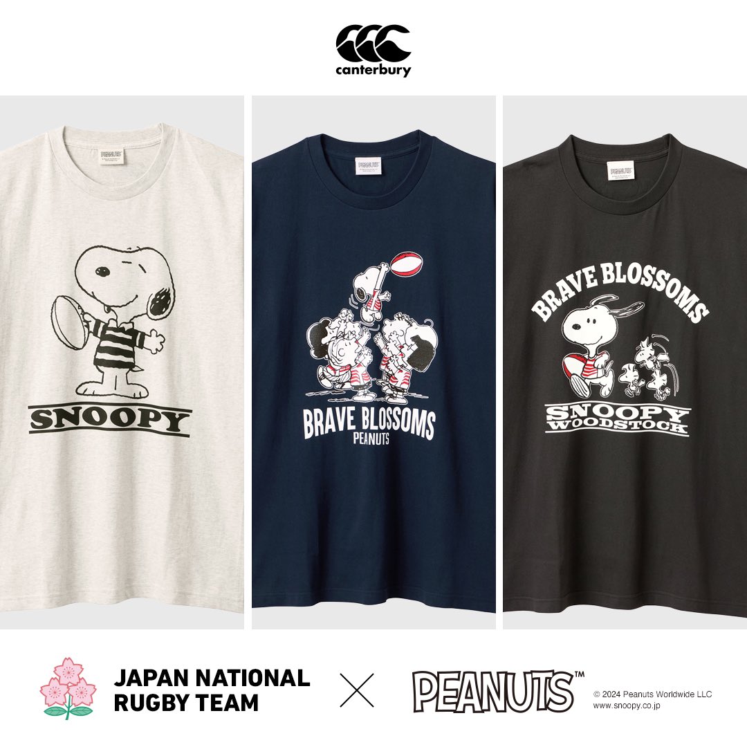 CANTERBURY】カンタベリー ピーナッツ ティーシャツ スヌーピー