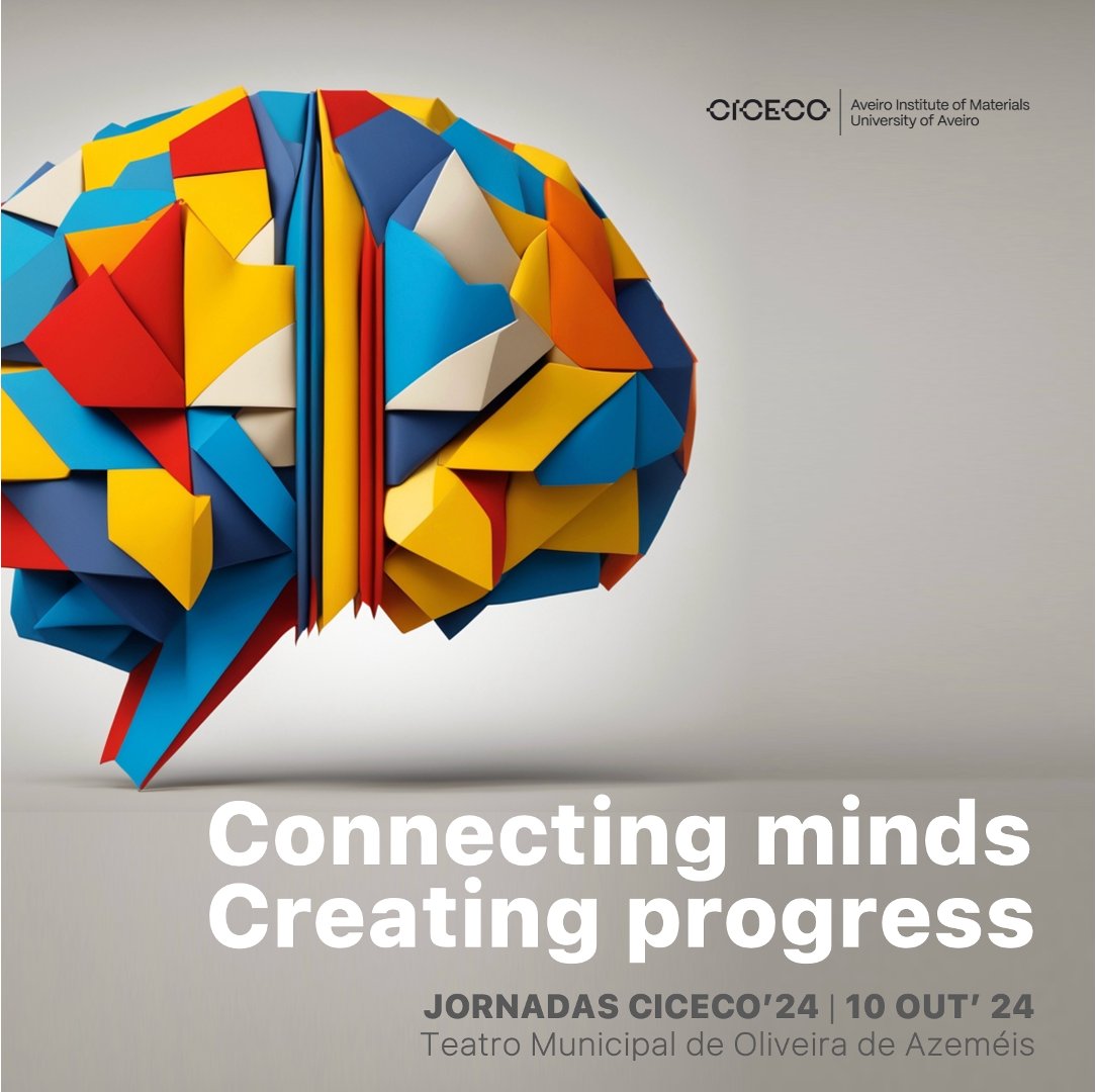 Save the date for Jornadas CICECO 2024:
October 10, 2024
TeMA - Teatro Municipal de Oliveira de Azeméis
<a href="/JCiceco/">Jornadas CICECO</a> <a href="/ciceco_ua/">CICECO – Aveiro Institute of Materials</a> <a href="/UnivAveiro/">Universidade Aveiro</a> <a href="/ESAN_UA/">ESAN</a>
#jornadasciceco #temaoaz