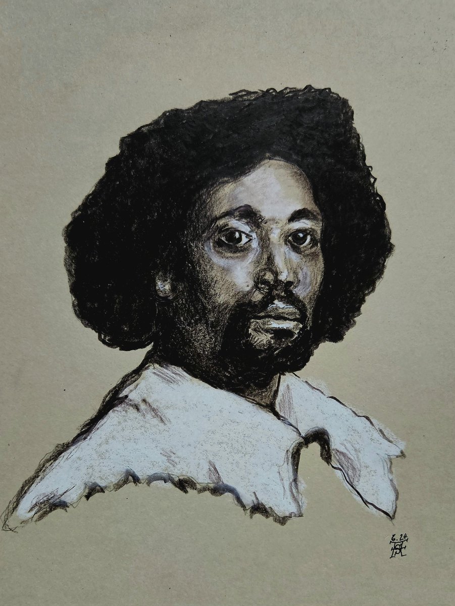 A.G.S. (@schauen_wir_mal) on Twitter photo Hier für die #PortraitChallenge von <a href="/StudioTeaBreak/">Virtual Studio</a> meine Version von Juan de Pareja (Original vonDiego Velazquez in 1650). Brauner und weißer Farbstift auf getöntem Papier.... #artshare #ArtistOnTwitter #artistsontwitter #art #drawing #sketch Hier für die #PortraitChallenge von <a href="/StudioTeaBreak/">Virtual Studio</a> meine Version von Juan de Pareja (Original vonDiego Velazquez in 1650). Brauner und weißer Farbstift auf getöntem Papier.... #artshare #ArtistOnTwitter #artistsontwitter #art #drawing #sketch