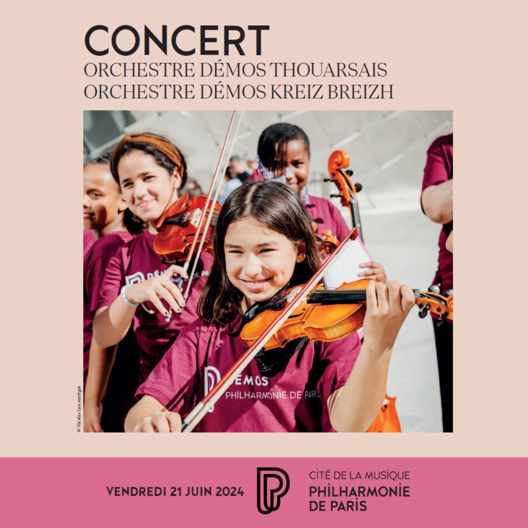 Ce soir, c’est un spectacle opératique sur l’œuvre “Libertés” créée par <a href="/Benoit_Menut/">Benoît Menut</a> que nous offrirons les Orchestres #Démos Thouarsais et Kreiz Breizh ! 🌟

Regardez-le en direct de la Cité de la musique - @Philharmonie à 20h 👉 philharmoniedeparis.fr/fr/live/1169568