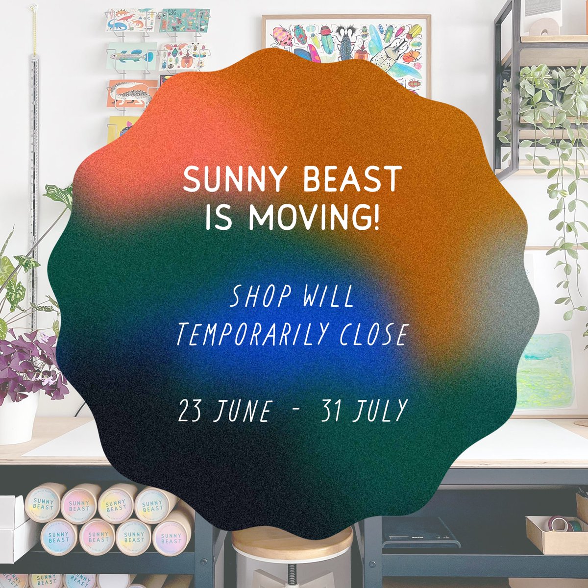 BIG NEWS, I'm moving! To help me settle in, I am going to close the shop from 23 June - 31 July.

Thank you so much for all your support. It's not easy being a freelance illustrator, but it's folk like you who make it possible, and I'm so very grateful.

Best Wishes, Tash